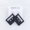 Naušnice Kazetice (naušnice u obliku kazeta) s natpisom Y2K mixtape - Okončat ću te viseće naušnice
