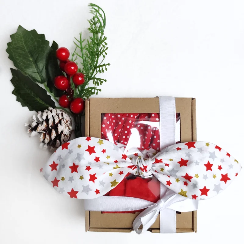 paket bozicnih scunchie gumica ukrasna b1 paket bozicnih scunchie gumica ukrasna